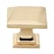 Gliderite Hardware 1-1/4 in. Square Twisted Knob Champagne Gold 5865-CHPG-1 - alternate 1